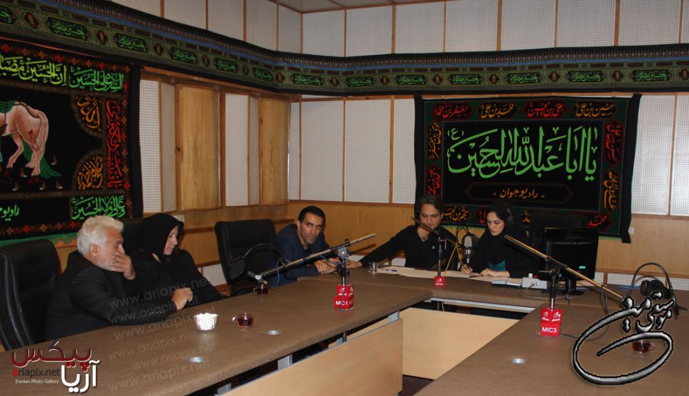عکسهای خانواده مرتضی پاشایی در رادیو جوان